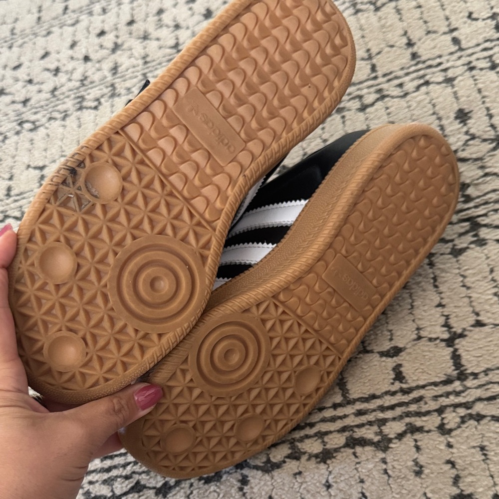 Adidas Samba Black White Gum Sole Sneakers - Picture 6 of 6